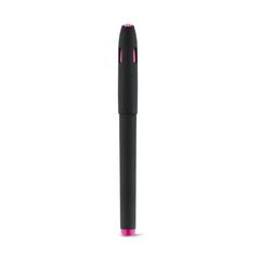 Vue Stylo avec capuchon et clip en ABS - Spacial de couleur rose| Krokrodeal