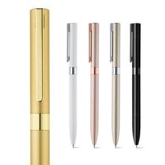 Vue générale Stylo en aluminium avec mécanisme twist - Clare | Krokrodeal