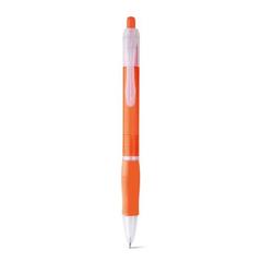 Vue Stylo à bille avec antidérapant - Slim bk de couleur orange| Krokrodeal