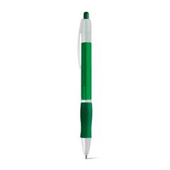 Vue Stylo à bille avec antidérapant - Slim bk de couleur vert| Krokrodeal