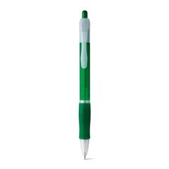Vue Stylo à bille avec antidérapant - Slim bk de couleur vert| Krokrodeal