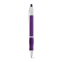 Vue Stylo à bille avec antidérapant - Slim bk de couleur violet| Krokrodeal