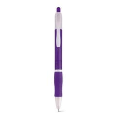 Vue Stylo à bille avec antidérapant - Slim bk de couleur violet| Krokrodeal