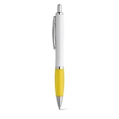 Vue Stylo avec clip en métal - Move bk de couleur jaune| Krokrodeal