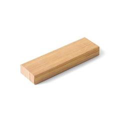 Vue Kit stylo bille et porte-mine en bambou - Greeny de couleur beige| Krokrodeal
