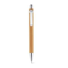 Vue Kit stylo bille et porte-mine en bambou - Greeny de couleur beige| Krokrodeal