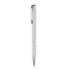 Vue Stylo en aluminium avec clip - Beta bk de couleur gris| Krokrodeal