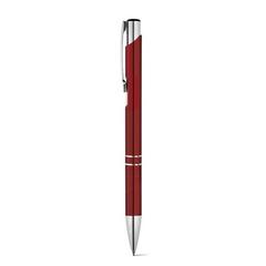 Vue Stylo en aluminium avec clip - Beta bk de couleur rouge| Krokrodeal