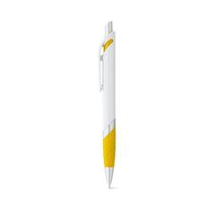 Vue Stylo à bille avec antidérapant - Molla de couleur jaune| Krokrodeal