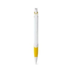Vue Stylo à bille avec antidérapant - Molla de couleur jaune| Krokrodeal