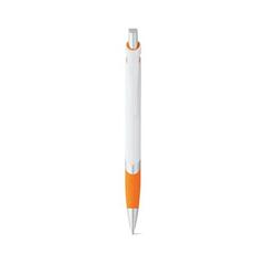 Vue Stylo à bille avec antidérapant - Molla de couleur orange| Krokrodeal