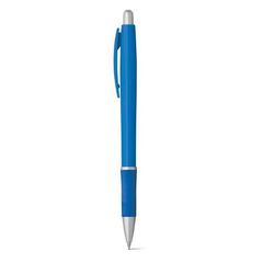 Vue Stylo à bille avec antidérapant - Octavio de couleur bleu| Krokrodeal