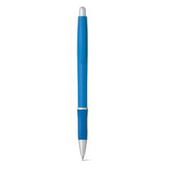Vue Stylo à bille avec antidérapant - Octavio de couleur bleu| Krokrodeal