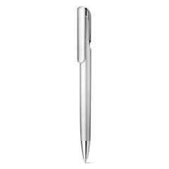 Vue Stylo à bille avec clip - Mayon de couleur gris| Krokrodeal