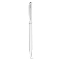 Vue Stylo en métal avec clip - Lesley metallic de couleur gris| Krokrodeal