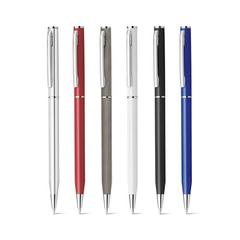 Vue générale Stylo en métal avec clip - Lesley metallic | Krokrodeal