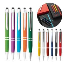 Vue générale Stylo en aluminium avec clip - Marieta soft | Krokrodeal