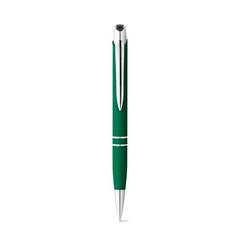 Vue Stylo en aluminium avec clip - Marieta soft de couleur vert| Krokrodeal