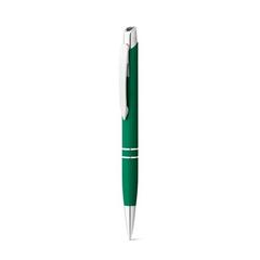 Vue Stylo en aluminium avec clip - Marieta soft de couleur vert| Krokrodeal