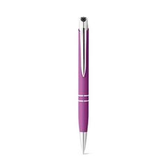 Vue Stylo en aluminium avec clip - Marieta soft de couleur violet| Krokrodeal