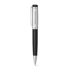 Vue Set de stylo et de roller en métal avec clip - Orlando de couleur gris| Krokrodeal
