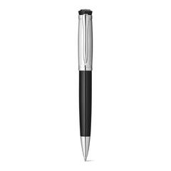 Vue Set de stylo et de roller en métal avec clip - Orlando de couleur gris| Krokrodeal