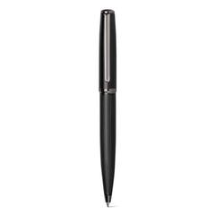 Vue Jeu de stylo et de roller en métal avec mécanisme twist - Imperio de couleur noir| Krokrodeal