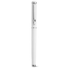 Vue Roller en métal avec détail brillant sur la pointe - Caliope roller de couleur blanc| Krokrodeal