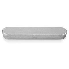 Vue Stylo bille multifonction en métal - Lapoint de couleur gris| Krokrodeal