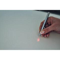 Vue Stylo bille multifonction en métal - Lapoint de couleur gris| Krokrodeal