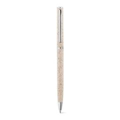 Vue Stylo en fibre de paille de blé et ABS - Devin de couleur beige| Krokrodeal