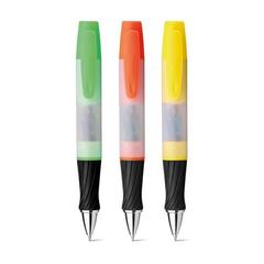 Vue générale Stylo bille multifonction 3 en 1 - Grand | Krokrodeal