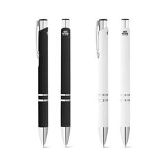 Vue générale Stylo bille en ABS avec traitement antibactérien - Beta safe | Krokrodeal