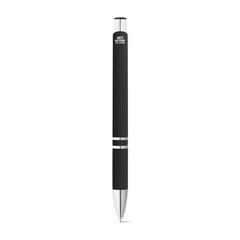 Vue Stylo bille en ABS avec traitement antibactérien - Beta safe de couleur noir| Krokrodeal