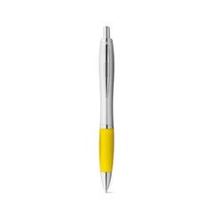 Vue Stylo à bille avec clip en métal - Swing de couleur jaune| Krokrodeal