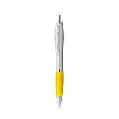 Vue Stylo à bille avec clip en métal - Swing de couleur jaune| Krokrodeal