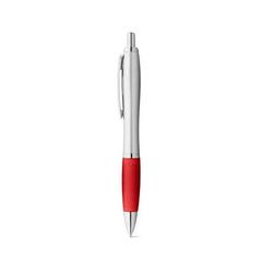 Vue Stylo à bille avec clip en métal - Swing de couleur rouge| Krokrodeal