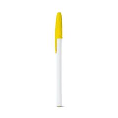 Vue Stylo à bille CARIOCA® - Corvina de couleur jaune| Krokrodeal
