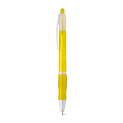 Vue Stylo antidérapants avec clip - Slim de couleur jaune| Krokrodeal