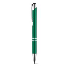 Vue Stylo en aluminium avec clip - Beta de couleur vert| Krokrodeal