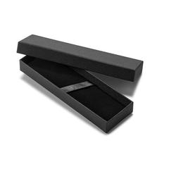 Vue Stylo en métal avec mécanisme twist et clip - Montreal de couleur noir| Krokrodeal