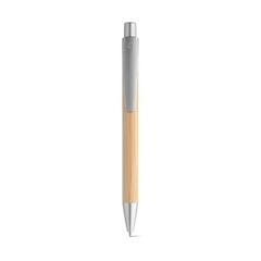 Vue Stylo à bille en bambou - Bambu de couleur beige| Krokrodeal