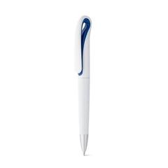 Vue Stylo avec mécanisme twist et clip - Toucan de couleur bleu| Krokrodeal