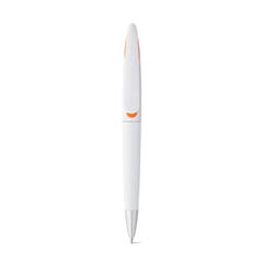 Vue Stylo avec mécanisme twist et clip - Toucan de couleur orange| Krokrodeal