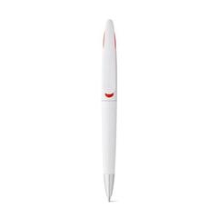 Vue Stylo avec mécanisme twist et clip - Toucan de couleur rouge| Krokrodeal