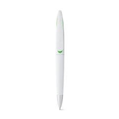 Vue Stylo avec mécanisme twist et clip - Toucan de couleur vert| Krokrodeal