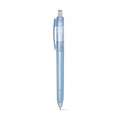 Vue Stylo en 100% rPET - Hydra de couleur bleu| Krokrodeal