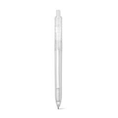 Vue Stylo en 100% rPET - Hydra de couleur translucide| Krokrodeal
