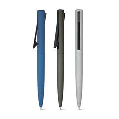 Vue générale Stylo en aluminium et ABS avec clip - Convex | Krokrodeal