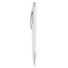 Vue Stylo à bille avec clip - Straced de couleur bleu| Krokrodeal